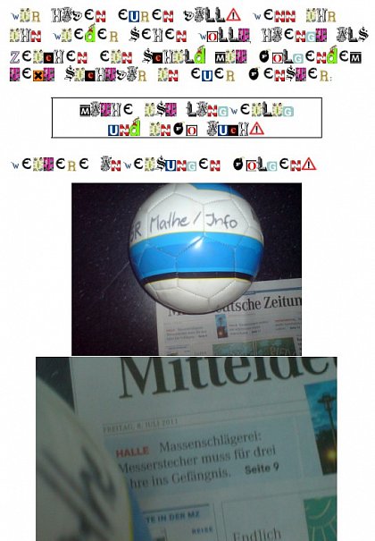 Brief an Mathe/Info