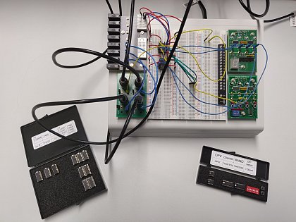 Digitaler Zhler/Frequenzteiler - Detail IC Bauteile